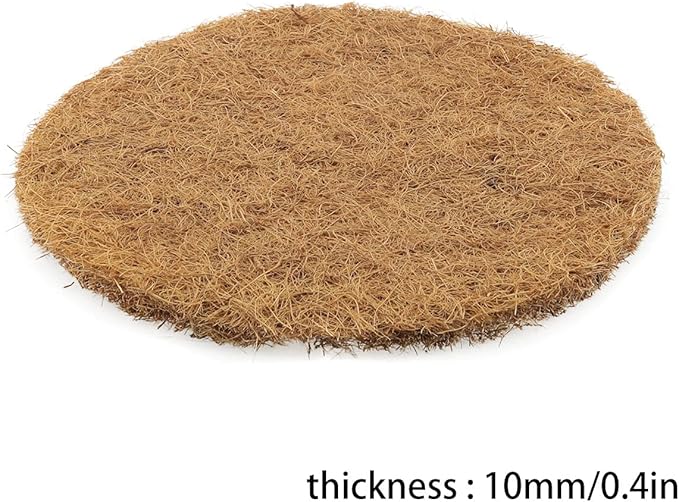 4pcs Breathable Dry Grass Mattress 215x10mm Bird Nesting Pads Natural Fiber Parrots Breeding Nests Bird Eggs Mat for Birds