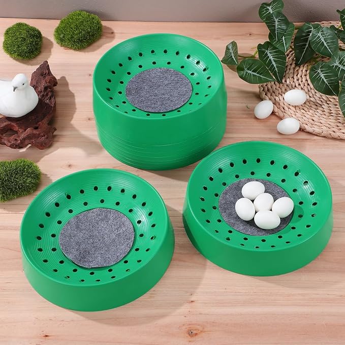 10pcs Pigeon Nest Breeding Basin Washable Bird Egg Rest Bed for Parrots Pigeon Supplies for Home Use