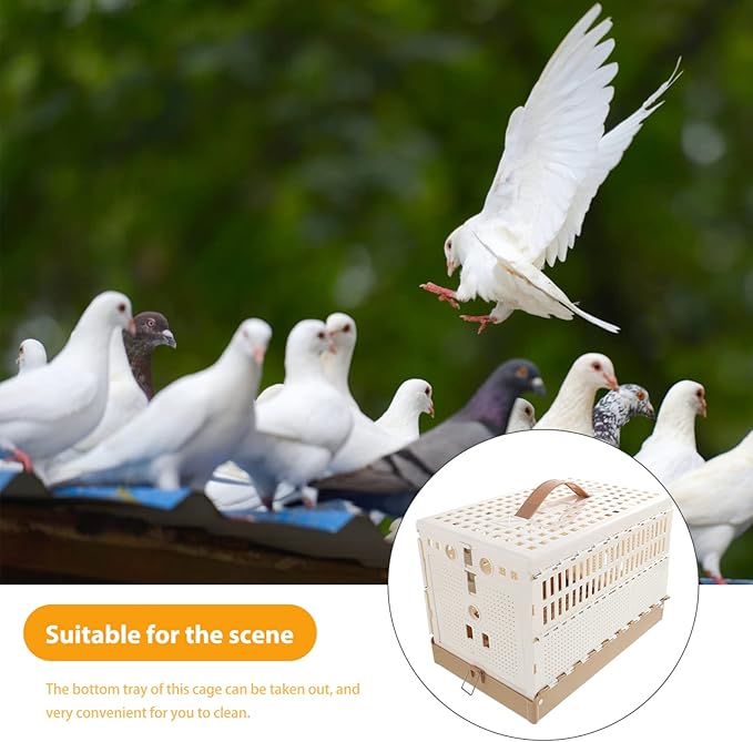 Balacoo Foldable Pigeon Cage, Portable and Convenient Pigeon House for Training and Domestication