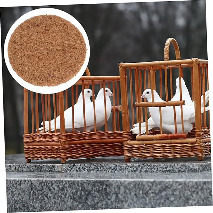 Pigeon Nesting Pad Mats 12 Pack Natural Coconut Fiber Bird Nesting Mats for Pigeons