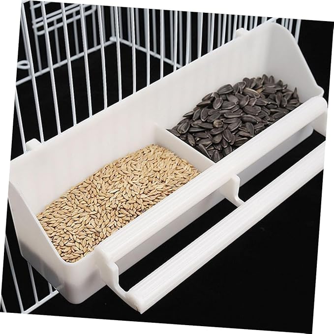 12 Pcs Parrot Bird Feeder Pigeon Feeder Containers for Fruit Bird Food for Parakeets for Cage Pp Material