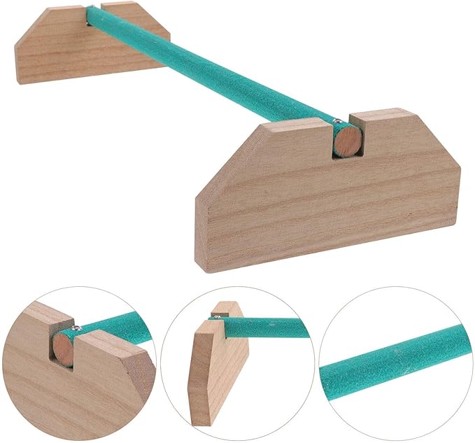 Chicken Perch Bird Stand Wood Stand Chicken Toy, Roost Entertainment Toy Hen Support Frame Bird Cage Play