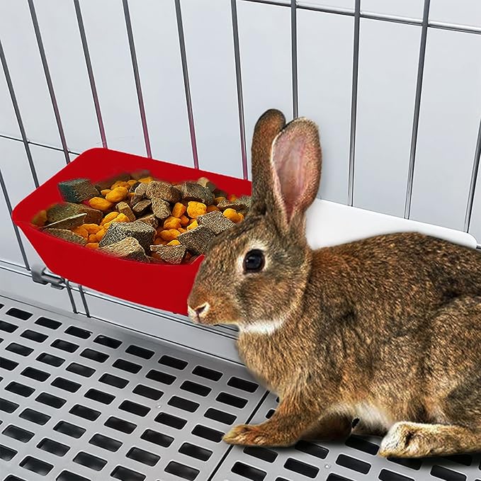 12 Pack Feeder Waterer Chicken 21 oz Food Water Cage Cups Rabbit Puppy Cat Hanging Feeding Dish Coop Bowl Watering Container Treats Drinker for Pigeon Bird Bath Basin Hamster Bed