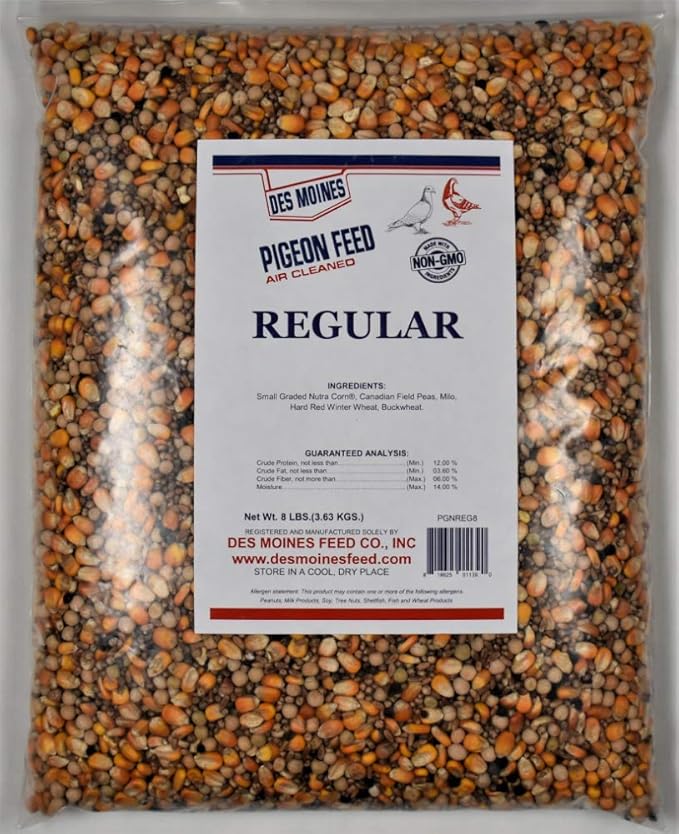Regular Pigeon Mix (12%) 8 lbs
