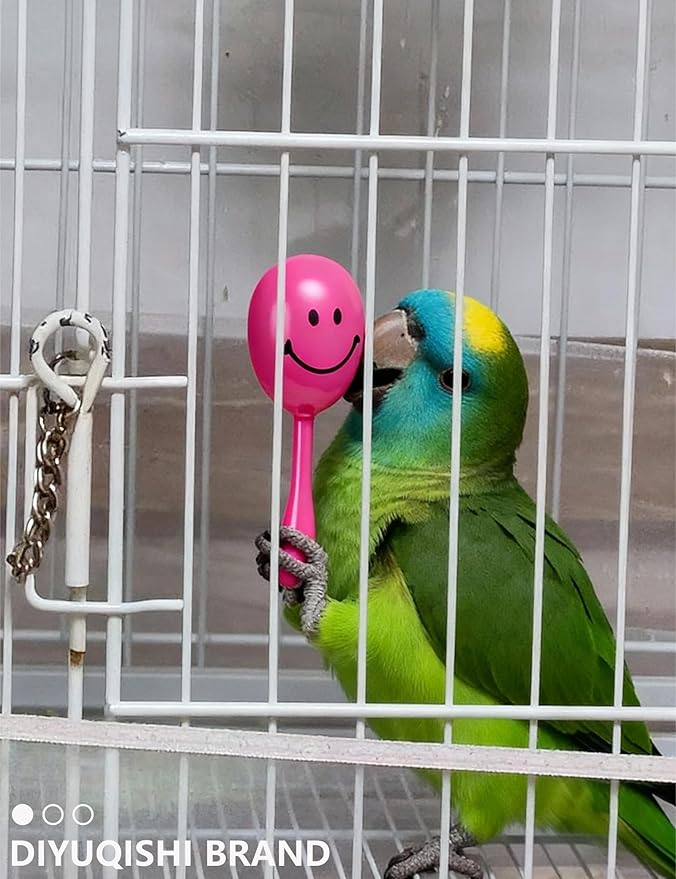 23-Pack Bird Toys for Parrots – Colorful Bells & Woven Balls for Fun Exercise & Mental Stimulation, Fits Small to Large Birds (1.6'' - 2.8'')