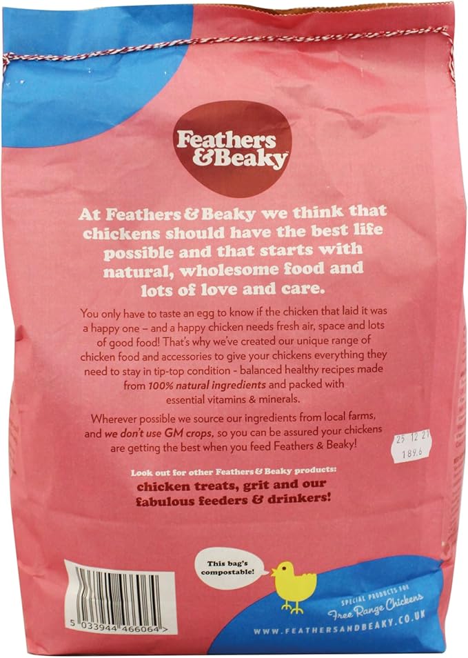 Spikes Feathers & Beaky Free Range Feed Chick Crumbs 4Kg