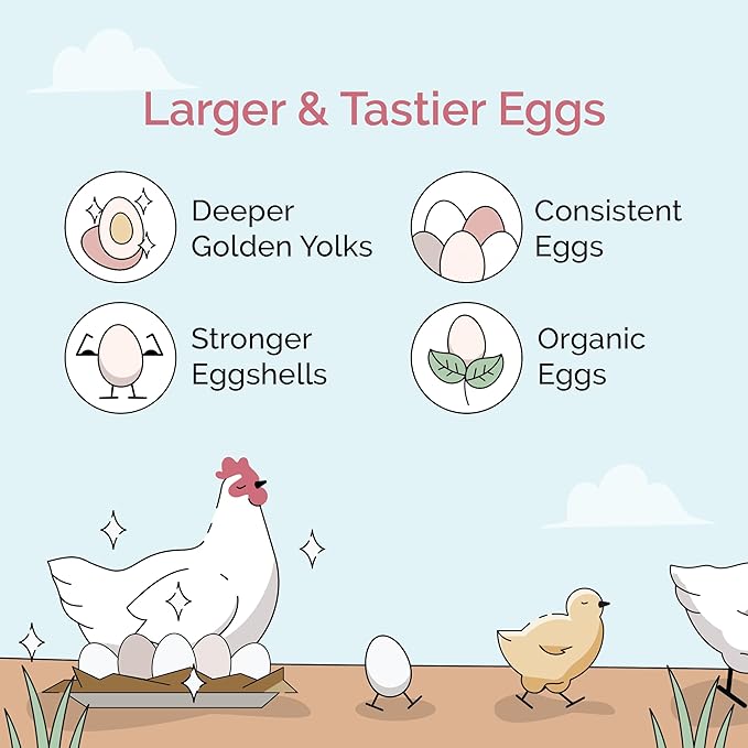 Mile Four Chicken Grit (50 lbs) for Layer & Grower Chickens Age 8-20+ Weeks - 100% Natural Mineral Chicken Grit Quartzite, Poultry Grit, USA Mined