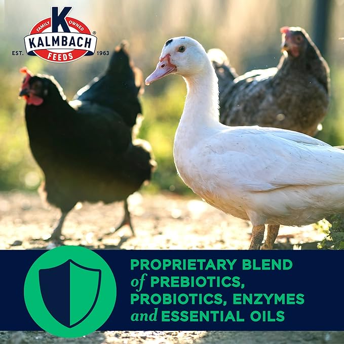 Kalmbach Feeds All Natural Non-GMO Flock Maintainer Pellets for Mixed Flocks of Poultry
