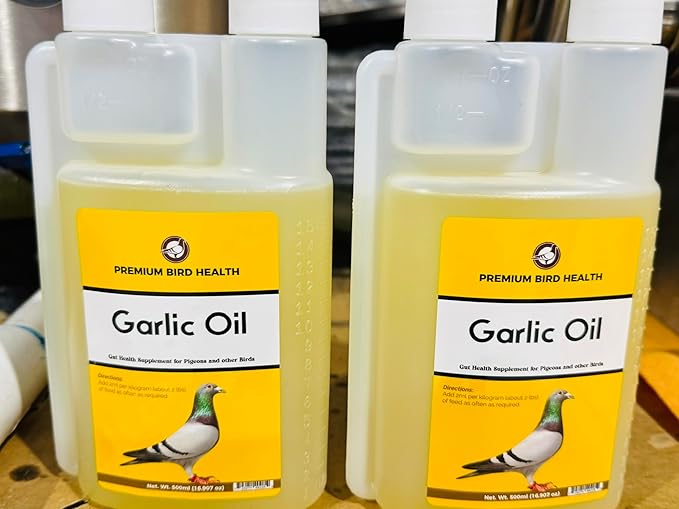 Garlic Oil Premium Quality Oil for Pigeons Aceite de AJO para Palomas 16oz