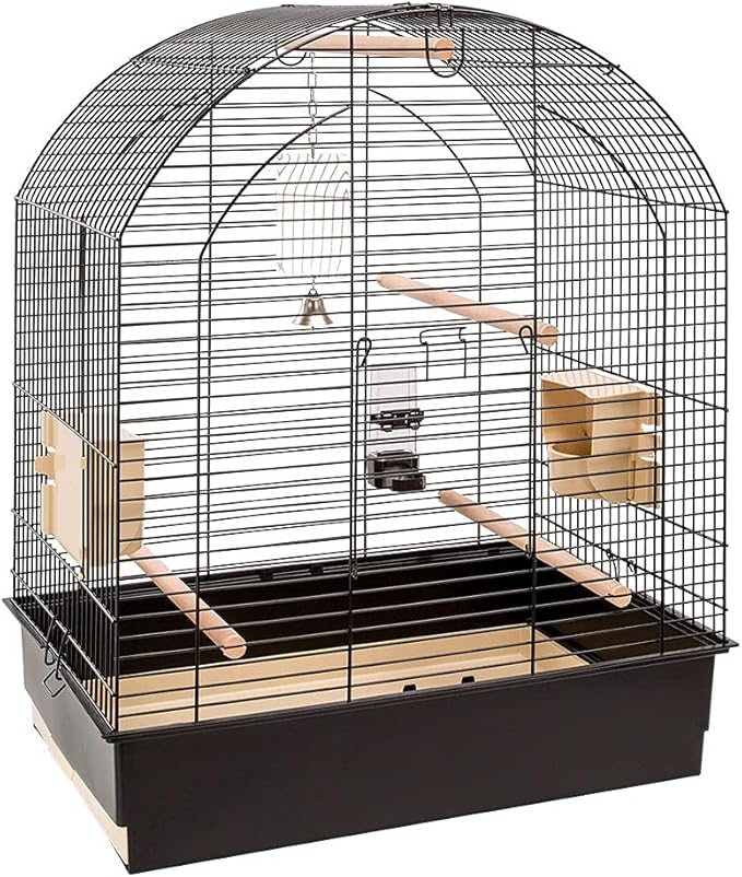 Ferplast Greta Bird Cage, 69.5 x 44.5 x 84 cm, Black