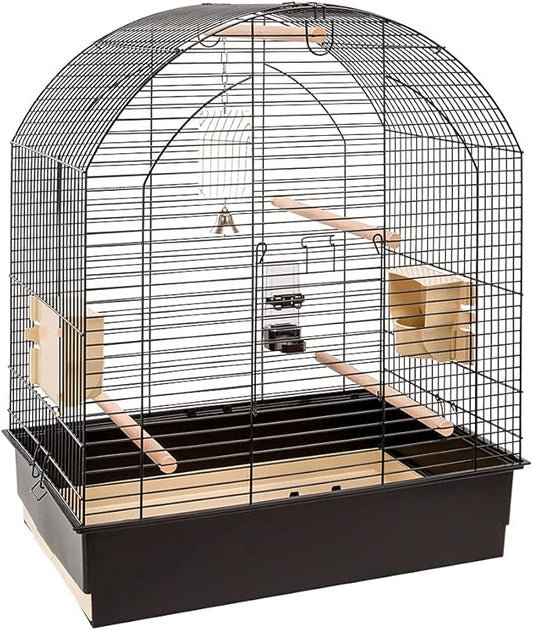 Ferplast Greta Bird Cage, 69.5 x 44.5 x 84 cm, Black