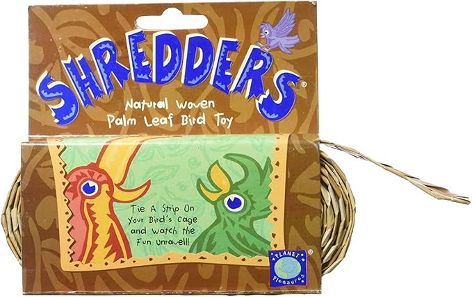Planet Pleasures Shredders Straight Natural Bird Toy, 1" x 30' Roll
