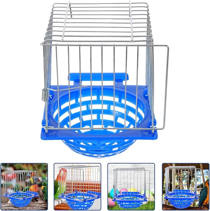 Ipetboom Hatching Nest Hollow Cage Nest Bird Cage Pigeon Breeding Nest Canary Nest for Cages Bird Breeding Basin Pigeon Nest Bowl Pigeon Nesting Bowl Bird Nest Breeding Box Iron Wire