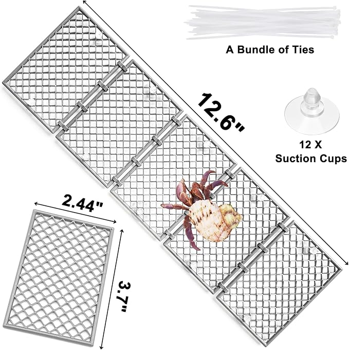 Hermit Crab Climbing Toys | 5 Pcs DIY Mesh Hermit Crab Ladder | Hermit Crab Tank Enrichment Decor | Hermit Crabs Decoration Accessories Supplies Toys Ornaments