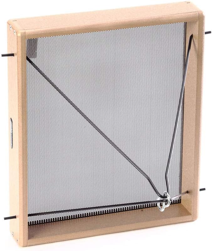 Birds Choice SNHPF250 Hanging Tray, Recycled Hanging Feeder w/ Collapsible Steel Hanging Rods, Large