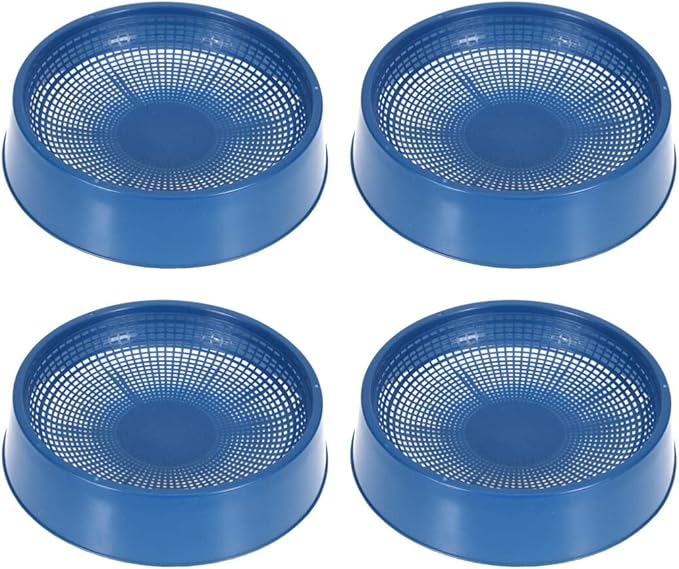 UKCOCO Pigeon Nest Bowl, Plastic Breeding Hatching Box Hollow Pet Cage Hut Nest Canary Finch Outdoor Nest for Parrot, Doves, Bird 4pcs