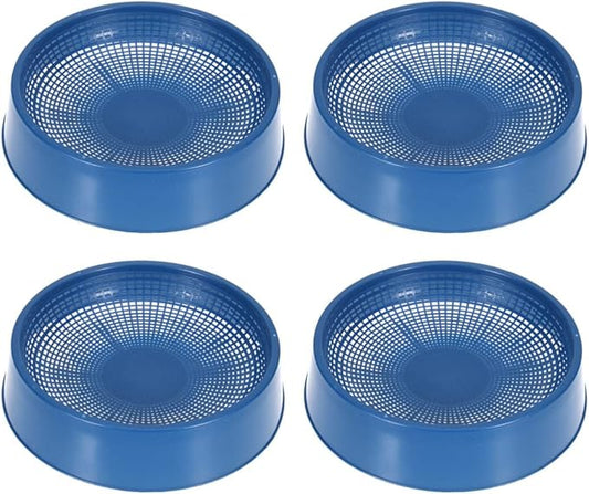 UKCOCO Pigeon Nest Bowl, Plastic Breeding Hatching Box Hollow Pet Cage Hut Nest Canary Finch Outdoor Nest for Parrot, Doves, Bird 4pcs