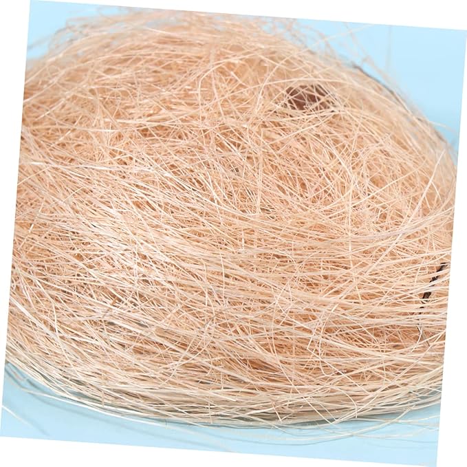 MERRYHAPY 6pcs Thread Chicken Nest Decor Artificial Chicken Coop Ornament for Easter Party Home Decoration DIY Micro-Landscape and Photography Props