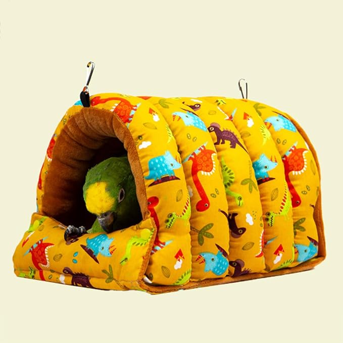 Fashion Pet Bird Parrot Cages Warm Hammock Tent Bed Hanging Cave for Sleeping Small Bird Cage Accessories Bird House