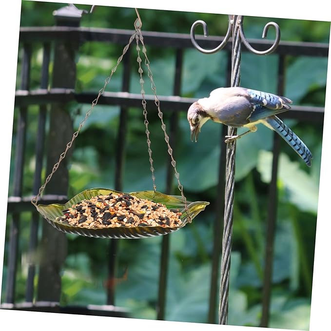 Abaodam Outdoor Garden Hanging Bird Food Container Bird Feeder Excellent Craftsmanship for Attracting Birds