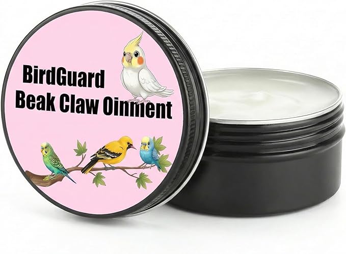 RONDURE BirdGuard Balm Bird Beak Oil for Parrots, Beak Conditioner & Moisturizer | Claw Care BirdGuard Ointment, Repair Dry Cracked Surface, for Cockatiel Parakeet Conure