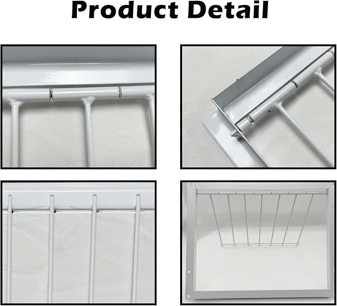 Pigeon Trap Loft Door with Steel Frame, Pigeon Doors Trap Rust Resistant Bird Cage House Door for Racing Pigeons, Pigeons Supplies (12in/ 30cm)