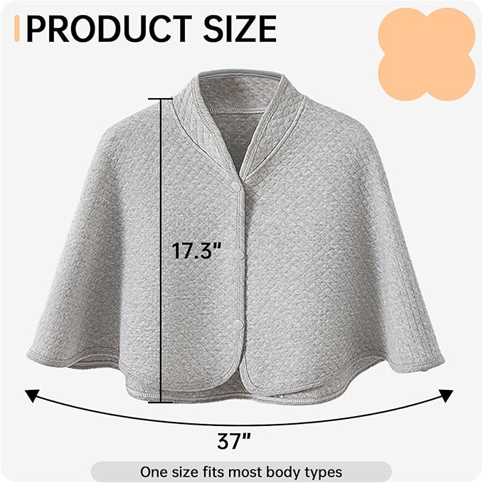 QBLEEV Parrot Anti-Scratch Shoulder Protector, Bird Diaper Poop Cover Pad for Parakeets Cockatiels Conures, Cotton Shawl Cape for Birds to Stand on Shoulders, Pet Arm Guard for Lovebirds Finches