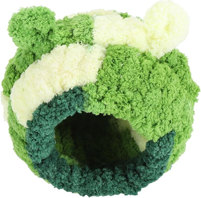 Breathable House, Size Bird Cage Bed with Metal Fastening, Cozy, Warm, Decorative for Parakeet, Suitable for Breeding, Playing, or Sleeping (Small)