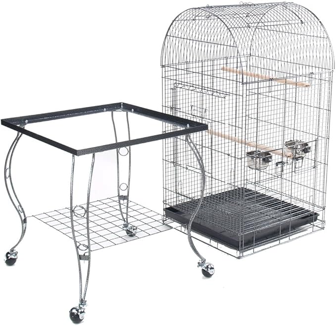 Bird Parrot Cage Cockatiel Amazon African Grey Caique Conure, 20 X 20 X 65"h