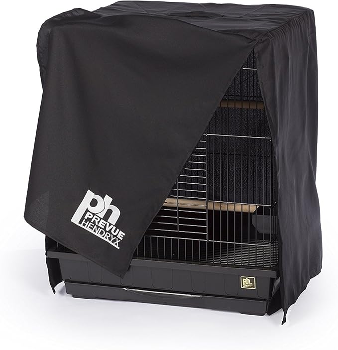 Prevue Hendryx Pet Products Universal Bird Cage Cover, Medium, Black (12502)