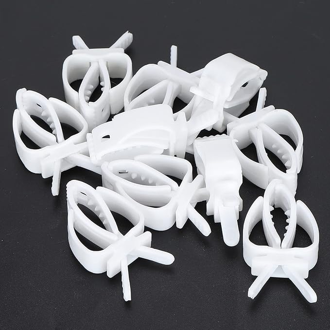 10Pcs Bird Food Holders Vegetables Fruit Clip Holders Plastic Parrot Cage Seed Feeder Food Holder for Pet Parrot Cage Accessories