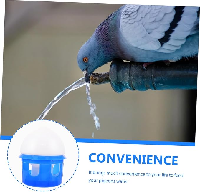 Bird Water Cups Pigeon Water Feeder Automatic Dispenser Feeder Bird Parrot Automatic Drinking Bowl Dove Pigeon Parrot 4L Chick