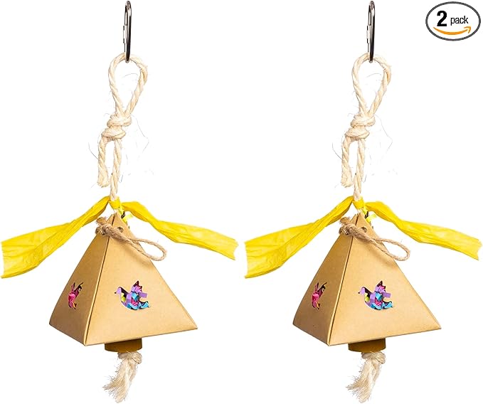 Prevue Pet Products Plucky Pyramid - Playfuls Forage & Engage Bird Toy 60244 (Pack of 2)