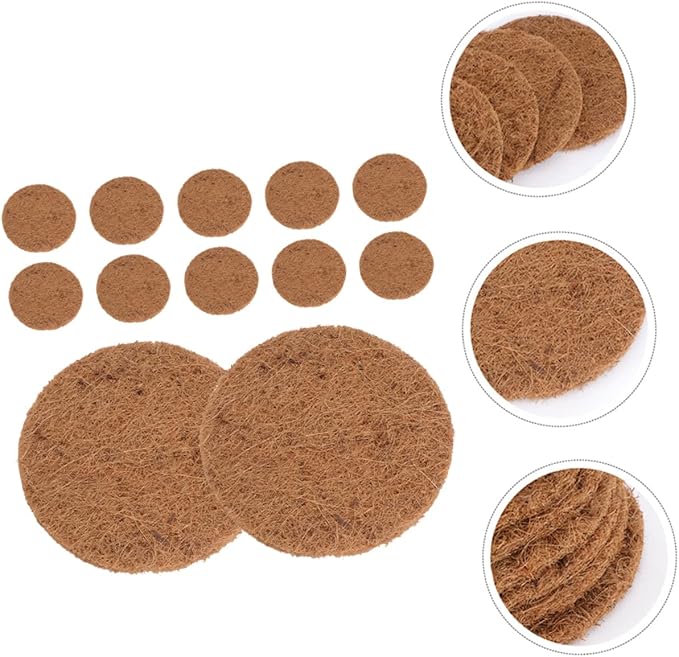 Pigeon Nesting Pad Mats 12 Pack Natural Coconut Fiber Bird Nesting Mats for Pigeons