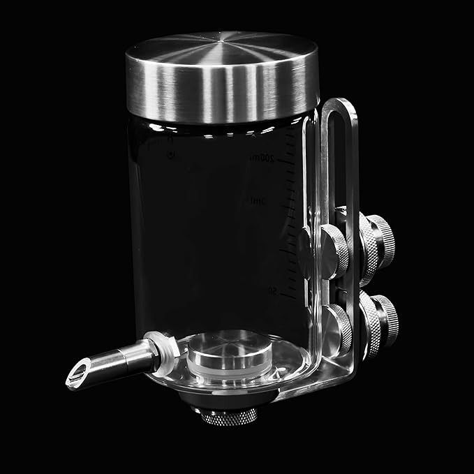 GuineaLoft™ Stainless Steel Glass Waterbottle w/Magnetic Mount – 250ml Premium Modern Glass Waterbottle for Guinea Pigs, Chincillas, Hamsters, Birds & Other Small Animals