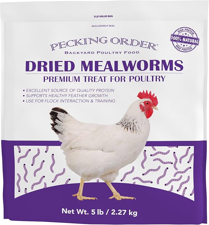 Pecking Order Dried Mealworm, 5 lbs