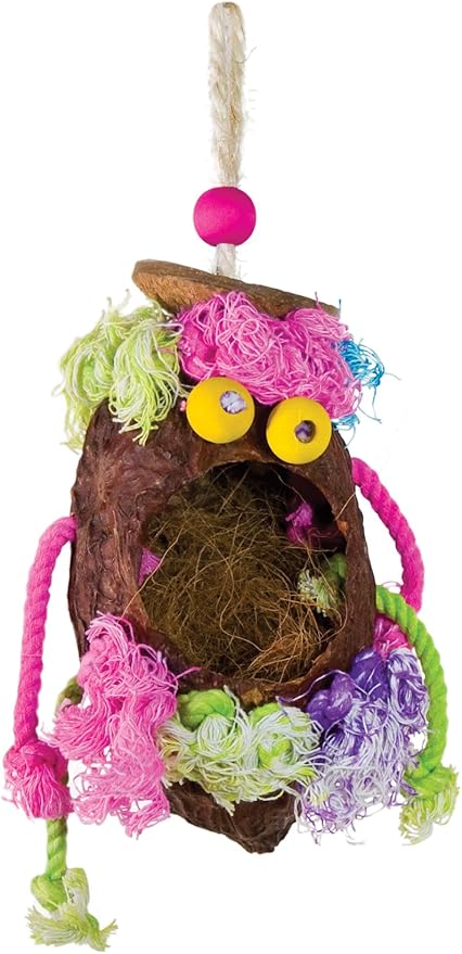Prevue Pet Products Tropical Teasers Mr. Bean Bird Toy, Multicolor, Small/Medium (Model: 62189)