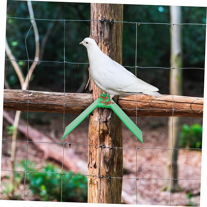 FOMIYES Plastic Pigeon Perch Stand 8.26X3.93X4.33In Durable Bird Rest Rack for Pigeons and Doves Indoor Playground and Skill Development Accessory