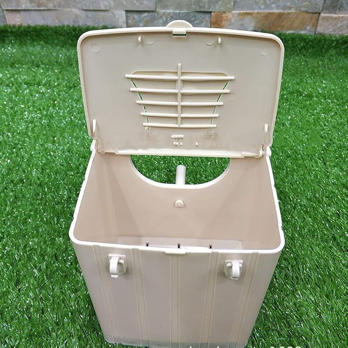 Parrot Breeding Box Hanging Bird Nest Bird Cage Plastic House Mating Box for Lovebird Parakeet Cockatiel Conure
