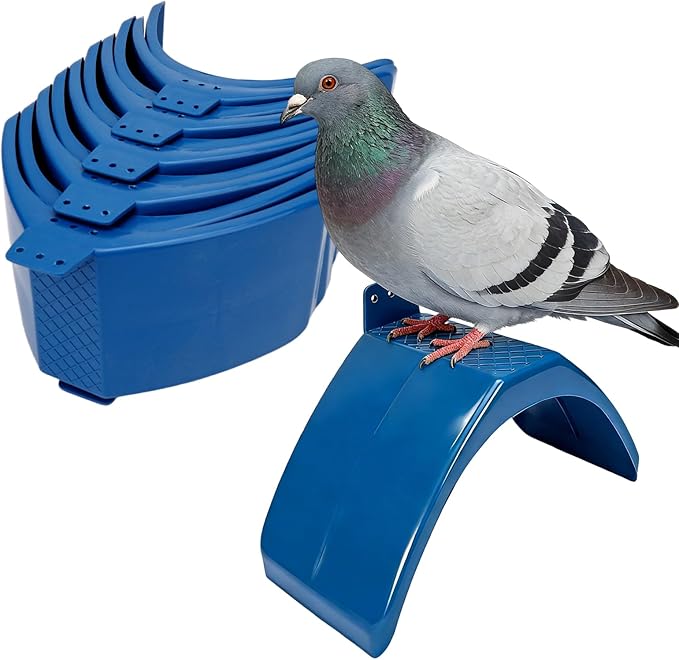 20 Pcs Lightweight Plastic Dove Rest Stands - Pigeon Perches Roost Holder, Birdcage Accessories Dwelling Frame for Pigeons, Parrots and Other Birds