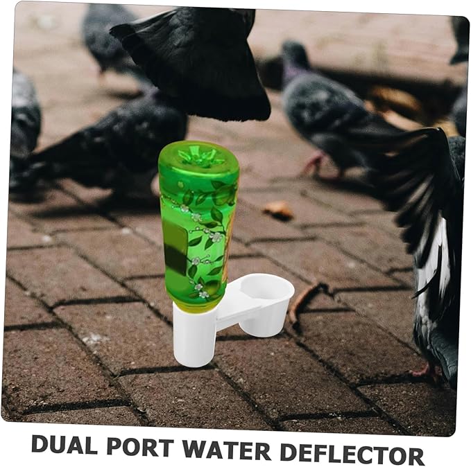 COLLBATH Multi-Purpose Bird Water Cup Cage Accessory for Rabbits Hamsters Parrots Pigeons Easy to Use Install