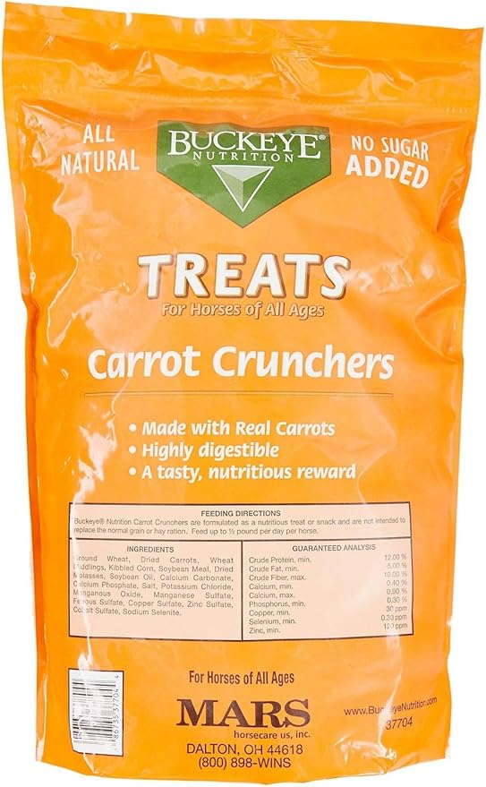 Buckeye Nutrition Carrot Crunchers Equine Treats