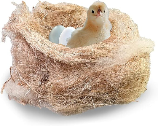 Natural Mixing Bird Nesting Materials,4 Kinds of Material Professional Ratio Matching Nesting Material Pads for Bird,Bird Nesting Material for Budgie,Parrot,Finche,Canaries,Other Birds（2.8oz/80g）