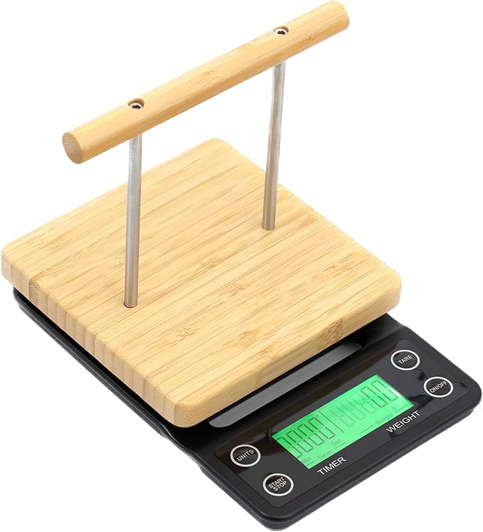 NEOUZA Perch-Mounted Pet Bird Scale, Parrot Weight Scale with Perch, Weight Change Monitoring, Suitable for Parrot, Canaries, Budgerigars, Cockatiels, Society Finches