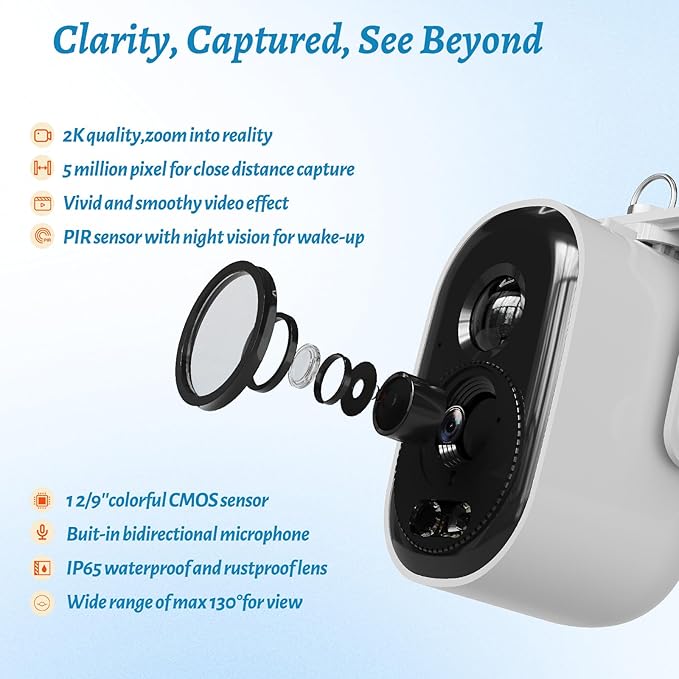TROPOW Smart Bird Feeder with 2K Camera & AI Recognition - Solar Powered, 2L Capacity, Night Vision, App Alerts, Auto Capture Photos/Videos for Bird Watching, Squirrel Deterrent