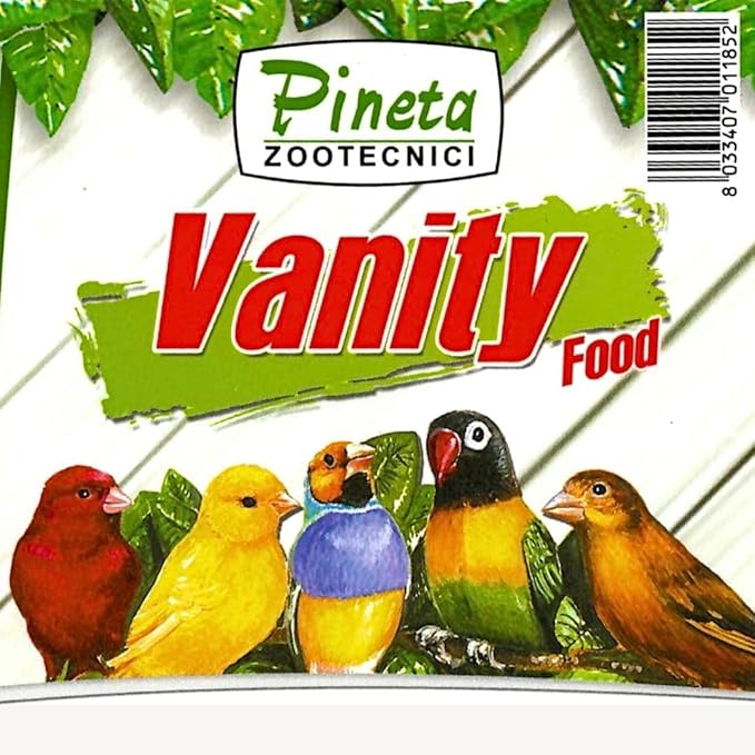 PINETA Vanity Bird Food 1Kg – Canary Food complete Bird Supplement Nutrition Diet with Protein and Healthy Fats, Semi Morbid Paste for Pigeons, Parrots and Poultry, for Breeding and Molting Periods