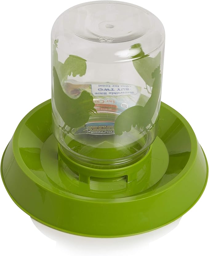 Lixit Feeder or Waterer for Chickens and Other Wildlife (64oz)