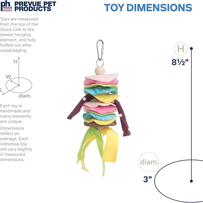 Prevue Pet Products Physical & Mental Fairy Queen Bird Toy 62545