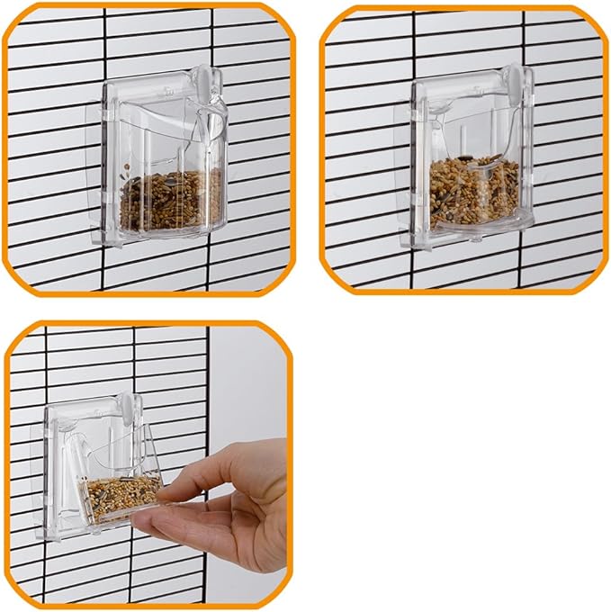 Ferplast Pet Products Brava 1 Revolving & Removable Feeder 8.5X9.5X6.8Cm