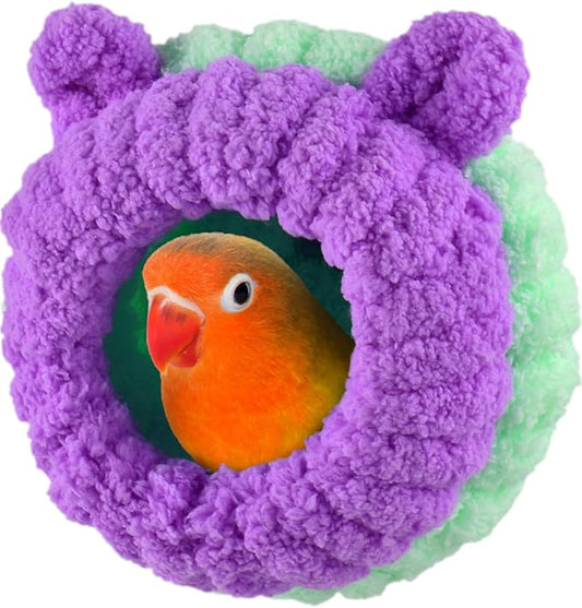 KATUMO Bird Nest, Conure Breeding Bed Parrotlet Snuggle Bed Lovebird Nest for Conure, Lovebird, Canary, Finch, Hamster (Less Than 5 inches Long)
